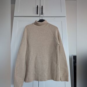 Bershka Men's Sweater - Beige - Medium